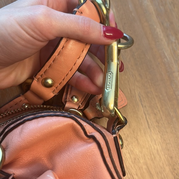 COACH KRISTEN Satchel Salmon purse - Picture 10 of 13